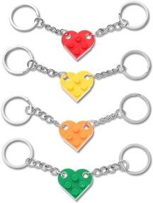 img 3 attached to Keychain Matching Boyfriend Girlfriend Christmas Men's Accessories