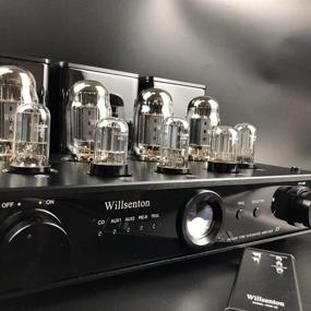 img 2 attached to 🎧 Willsenton R8 KT88/EL34 x4 Tube Integrated AMP Power Amplifier Headphone (Black): Experience Pure Audio Excellence