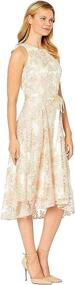 img 1 attached to Tahari ASL Womens Embroidered Champagne Women's Clothing in Dresses