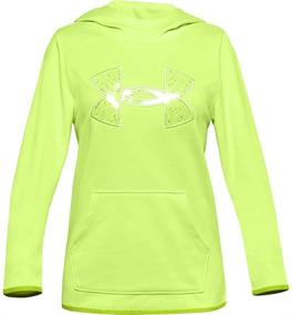 img 2 attached to 👚 Детская одежда и активная одежда X-Large для девочек от Under Armour в графическом цвете Heather