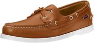 👞 sebago men's dockside portland brown loafers & slip-ons: premium comfort and style logo