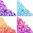 origach butterfly scrapbooking decorative invitation logo