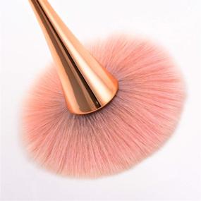 img 3 attached to 🌟 Large Mineral Powder Brush, Kabuki Bronzer Makeup Brush, Soft Fluffy Foundation Brush, Professional Powder and Blush Brush for Everyday Makeup (Grade Color) - Enhance SEO