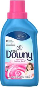 img 4 attached to 🌼 Downy Ultra April Fresh Liquid Fabric Softener - 3-Pack, 23 Loads, 19 Fl Oz (Packaging May Vary)