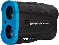 shot scope laser rangefinder blue logo