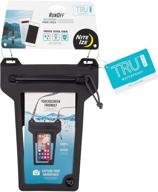 nite ize runoff waterproof phone pouch with lanyard and zipper logo