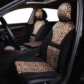 img 3 attached to AUTOFAN Leopard Covers Universal Cheetah
