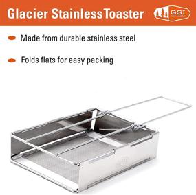 img 2 attached to GSI Outdoors Glacier Stainless Toaster