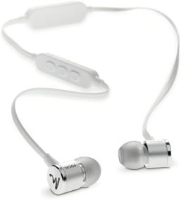 img 1 attached to Фокальные беспроводные наушники Bluetooth серебристого цвета.