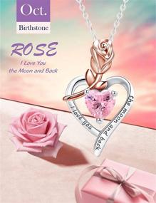 img 3 attached to BOOSCA Birthstone Tourmaline Anniversary Valentines