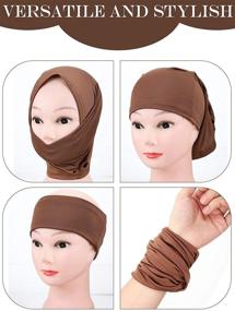 img 1 attached to Kids Summer Neck Gaiters: 12-Piece Dust & Sun Protection Face Coverings with Non-Slip Ice Silk Balaclava Scarf