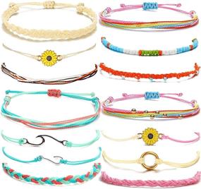img 3 attached to 📿 YANCHUN Aesthetic Bracelets: Trendy & Waterproof Anklets for Teen Girls, Women, and Men