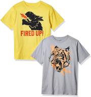 👕 boys' short sleeve graphic t-shirt 2-pack by the children's place logo