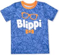 👕 kideo blippi crewneck children's activewear boys' clothing with tops, tees, and shirts logo