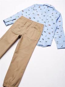 img 1 attached to 👖 Kids Headquarters Boys' Clothing Sets: Shirt and Pants for Stylish Kids