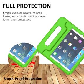 img 1 attached to AVAWO Kids Case For IPad Mini 1 2 3 - Light Weight Shock Proof Handle Stand Kids For IPad Mini