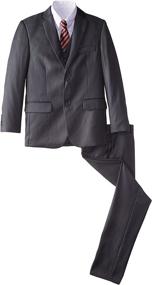 img 3 attached to 👔 Joey Couture Big Boys' Solid Sport Suit: 5-Piece Style for Active Young Gentlemen