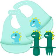 🦕 discover the titacare waterproof dinosaurs silicone: perfect self-feeding solution! logo