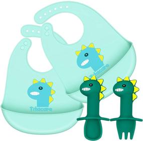 img 4 attached to 🦕 Discover the TitaCare Waterproof Dinosaurs Silicone: Perfect Self-Feeding Solution!