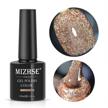 mizhse reflective manicure beginners colorful foot, hand & nail care logo