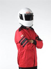 img 3 attached to 🔥 RaceQuip Racing Fire Suit Jacket - Single Layer SFI 3.2A/ 1 Red Small (Style: 111012)
