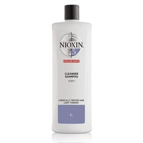 img 4 attached to Nioxin System 5 Cleanser Shampoo for Chemically-Treated Hair with Mild Thinning, 33.8 oz