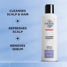 img 2 attached to Nioxin System 5 Cleanser Shampoo for Chemically-Treated Hair with Mild Thinning, 33.8 oz