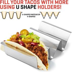 img 2 attached to 🌮 Maximize Taco Enjoyment with Uno Casa Taco Holders Set