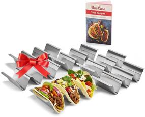 img 4 attached to 🌮 Maximize Taco Enjoyment with Uno Casa Taco Holders Set