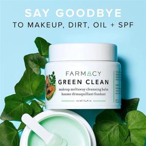 img 2 attached to 🌿 Farmacy Natural Makeup Remover - Green Clean: Gentle Meltaway Balm for Effortless Makeup Removal