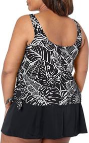 img 1 attached to Maxine Hollywood Tankini Swimsuit Vintage Women's Clothing