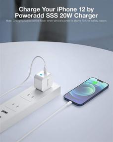 img 2 attached to 🔌 UPoweradd USB C Wall Charger with PD Port | 20W Fast Charge | Compatible with iPhone 13/12 Pro/Max, iPad Pro | Cable Not Included