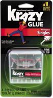 optimized storage for krazy glue single-use tubes logo