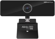🎥 allinko 800 auto focus webcam 1080p with noise cancelling mic, web camera wide screen video calling recording streaming, skype web cam for mac os x windows 10 8 7, ideal for remote work logo