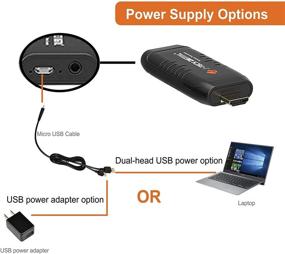 img 1 attached to 🔌 J-Tech Digital 1080p@60Hz Wireless HDMI Extender Adapter Dongle - Up to 100' Range with IR Support [JTECH-WDEX-30M]