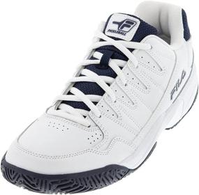 img 4 attached to Fila Womens Pickleball Highrise Metallic Women's Shoes in Athletic