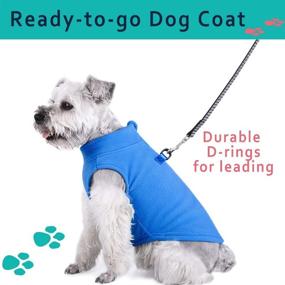 img 2 attached to Dumili Small Dog Sweater: Stylish Zip-Up Fleece Jacket for Small Medium Dogs