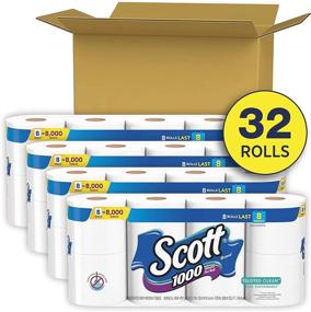 img 3 attached to 🧻 Affordable Scott 1000 Trusted Clean Toilet Paper - 32 Rolls, Septic-Safe, Sustainable Bath Tissue