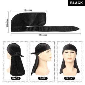 img 2 attached to Velvet Durags Superior Doorags Headwraps