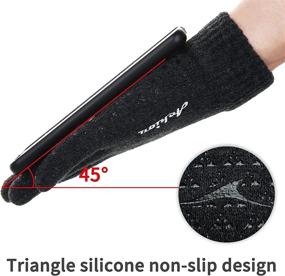 img 2 attached to Achiou Touchscreen Thermal Elastic Anti Slip Sports & Fitness