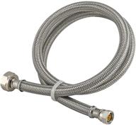 🚰 eastman 48302 - 60-inch length flexible faucet connector | braided stainless steel supply hose | 1/2-inch fip x 3/8-inch compression inlet logo