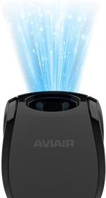 img 4 attached to 🌬️ AVIAIR Portable Air Purifier Necklace - Negative Ion Generator - Germ, Dust, and Odor Eliminator - Compact Travel Sanitizer - Black