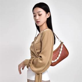 img 2 attached to 👜 DREAMALOE Classic Shoulder HandBag Closure Women's Handbags & Wallets: Ideal Totes for Style-conscious Shoppers