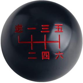 img 4 attached to Dewhel 6 Speed Japanese Piston Brushed Black Shift Knob ⚙️ - Weighted M12X1.25 M10X1.5 M10X1.25 M8X1.25 Short Shifter - Top Left Reverse