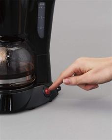 img 1 attached to Proctor Silex Coffee Maker, Black: Experience Quality Brewing at Its Finest