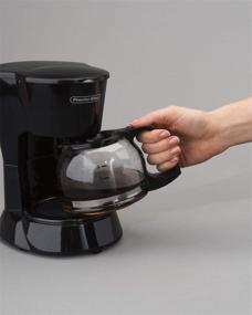img 3 attached to Proctor Silex Coffee Maker, Black: Experience Quality Brewing at Its Finest