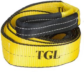 img 1 attached to 🌳 3" x 8ft Tree Saver Winch Strap Tow Strap - 30,000lb Capacity