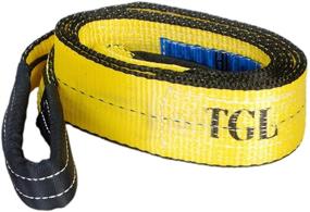 img 2 attached to 🌳 3" x 8ft Tree Saver Winch Strap Tow Strap - 30,000lb Capacity