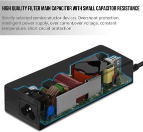 img 1 attached to AC Adapter Charger for HP Chromebook 11 G5 & G4 EE by Galaxy Bang USA: Reliable Power Solution