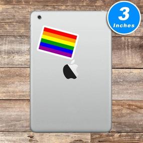img 2 attached to LGBTQ Flag Sticker Pride Stickers Laptop Accessories